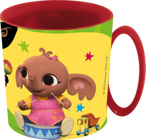 Tataway Tatatway Tazza Bing 390 ml per Bambini – Utilizzabile in Microonde – Tazza Colazione in Plastica Resistente – Prodotto Ufficiale Bing