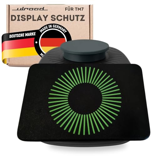 ULROAD Pellicola protettiva per display compatibile con Thermomix TM7 copertura display accessori copertura schermo piastra protettiva (nero+cerchio verde)