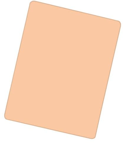 Artibetter Silikon Tattoo Übungshaut 1mm Doppelseitig Blank mit Realistischem Hautgefühl Wiederverwendbar für Tattoo und Make Up Praxis für Anfänger