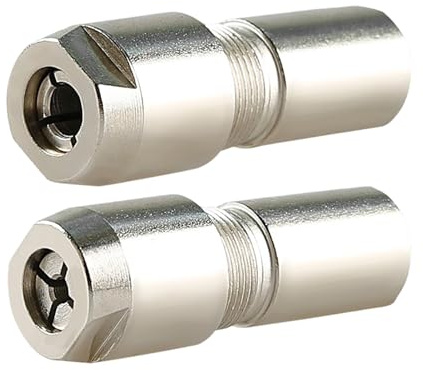 Winkelschleifer Adapter auf Stabschleifer Umbausatz, 3mm & 6mm Spannzange Universal für Gravieren Polieren Schleifen, Zubehör für Winkelschleifer Umbau zum Geradeschleifer, Präzisions Werkzeug Set