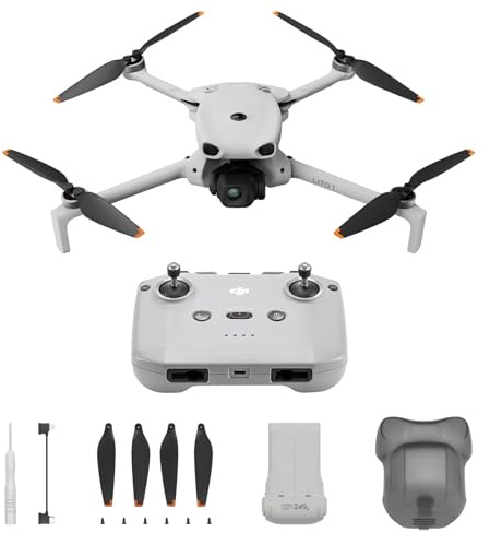 DJI Lito 1 Bundle mit Zubehör, 4K Kameradrohne, Hinderniserkennung, ActiveTrack, 4K-Video & 8K-Foto, Geeignet, Leicht & Faltbar, 15 km Videoübertragung, C0