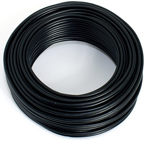 SeKi Cable para altavoces (2 x 0,75 mm2, 10 m), color negro
