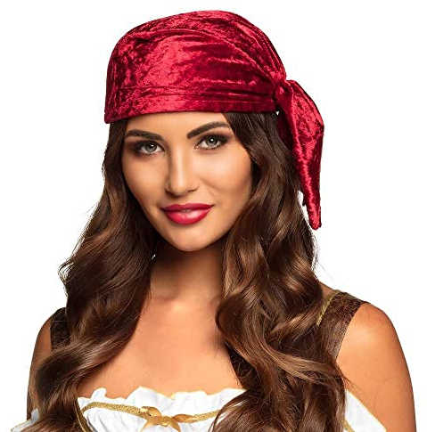 Boland 81926 Bandana Piratin für Erwachsene, One Size