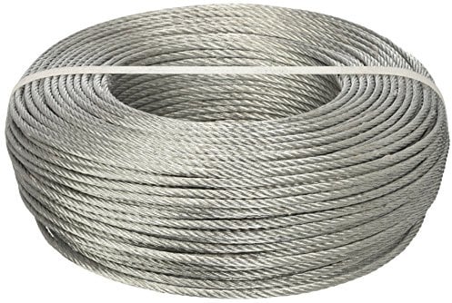 Filomat 900003 Funi Acciaio Zincato, 72 Fili Commerciale, 100 mt, 3 mm