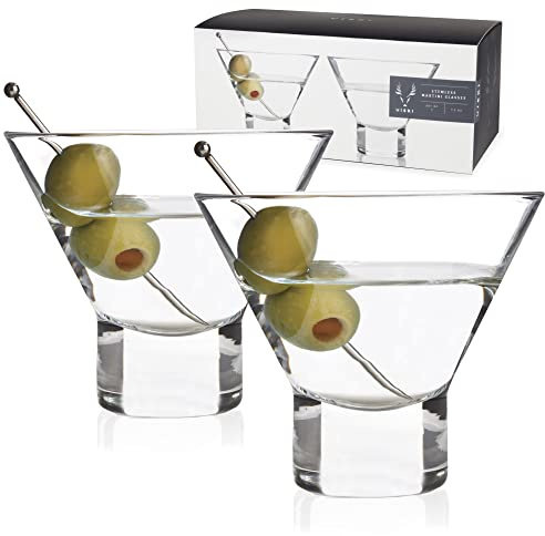 Raye Stemless Martini Glasses by VISKI
