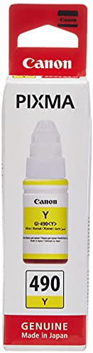 Canon GI490Y passend für Pixma G1400 Tinte Gelb 0666C001 7000 Seiten 70ml, GI-490