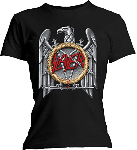 Slayer Damen Silver Eagle T-Shirt