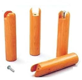 Coreme Lot de 4 Pieds Bois pour Cadre Latte