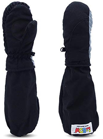 L-Bow Kinder-Fäustlinge + superweicher einfacher Einstieg für Kinder-Fäustlinge + wasserdichtes Design + kaltes Wetter 3M Thinsulate Material + Winter-Handschuhe für Kleinkinder für Schnee (klein
