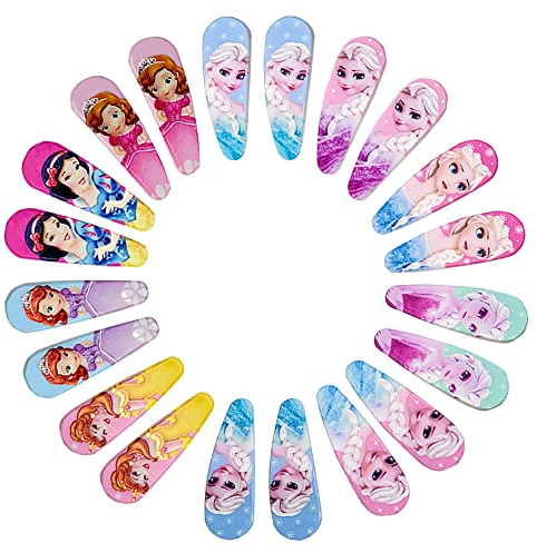 YGCHEN Haarspangen Mädchen Haarschmuck Prinzessin Haarspange Kinder Haarklammern Bunte Haarclips Süße Snap Haarschmuck für Baby Mädchen Kinder (20 Stück)