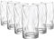 Bormioli Rocco Sorgente Highball Glasses - Jus moderne Ridged eau Cocktail Gobelets - 460ml - Paquet de 8