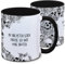 Tasse Totenkopf und Spruch: Im nächsten Leben mache ich was ohne Idioten, Skull, Schädel, Gothic, Grunge, schwarz