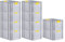 PROREGAL SuperSparSet 10x Eurobox NextGen Color | HxBxT 32x40x60cm | 65 Liter | Griffe gelb geschlossen | Verstärkter Boden | Eurobehälter, Transportbox, Transportbehälter, Stapelbehälter