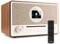 Audizio Lucca Stereo DAB Radio mit CD-Player, Internetradio WLAN, Bluetooth & MP3-Player, kristallklarer Sound, stilvolles Retro Design im Holzgehäuse, Radiospeicher, Display, Fernbedienung - Beige