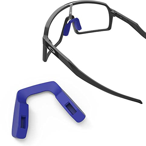 ThunderClap Almohadillas de nariz de repuesto para gafas de sol Oakley Sutro/Sutro Lite, Azul oscuro., Talla única