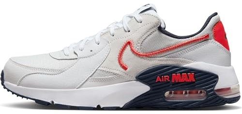 NIKE Herren AIR MAX EXCEE Sneaker, Photon DUST/Track RED-Dark Obsidian, 47 EU