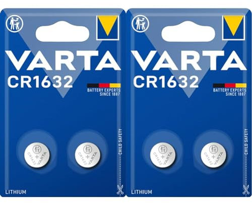 Varta Pack de 2 Piles Électroniques Lithium CR1632 (Lot de 2)