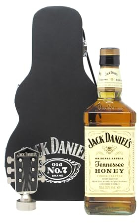 Jack Daniel's - Tennessee Honey Guitar Case - Whiskey Liqueur 70cl 40% ABV
