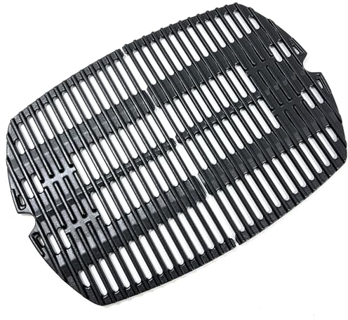 Weber DC141 7645 Gusseisen Grillroste 2er Set für Q200, Q220, Q2000, Q2400 Series Gasgrills