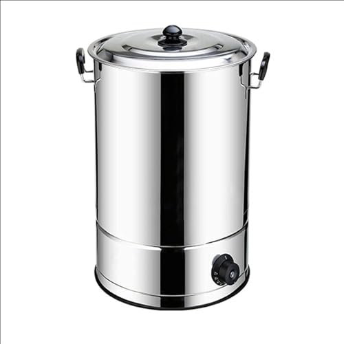 ZMIN Catering Water Boiler,Stainless Steel Lockable Lid & Base Catering Urn For Home Party Hot Water Milk Tea Coffee Commercial Water Boiler,A,50L