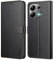 Ganbary Cover Compatibile con Xiaomi Redmi Note 13 4G (Non per 5G), Premium Pelle PU Flip Libro Custodia per Redmi Note 13 4G [Protezione Completa] [Slot per Scheda] [Funzione di Supporto], Nero