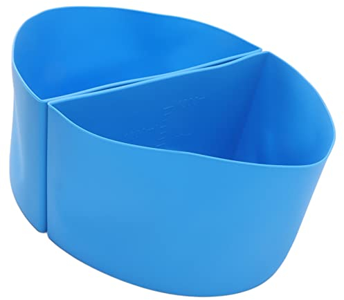 Doublure en silicone pour mijoteuse de 6 litres, séparateur de mijoteuse résistant à la chaleur, de qualité alimentaire, passe au lave-vaisselle pour cuisine (bleu)