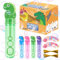 Anstore 24 Stück Seifenblasen Set Kinder, 30ml Dinosaurier Seifenblasen Stäbe Spielzeug mit Liebe Karte Geeignet, Cartoon Bubble Sticks Geschenke für Geburtstag Hochzeit Garten Party(24 Geschenkkarte)