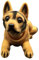 Walopola Wackelköpfe für das Armaturenbrett im Auto, Wackelkopf für Hunde im Auto,Tierfiguren Autoschmuck - Sammelfiguren, Schäferhund-Armaturenbrett-Ornament, Wackelkopf-Auto-Heimdekoration aus