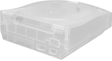 Yctze Durchscheinende Schützende Kunststoffschale, Tragbares und Kompaktes Retro-Ersatzgehäuse für die Dreamcast DC-Spielekonsole
