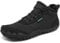 SAGUARO Scarpe Uomo Invernali Stivali da Neve Donna Caldo Stivaletti Invernali Antiscivolo Scarponi Neve Barefoot Shoes Nero,EU Gr.47