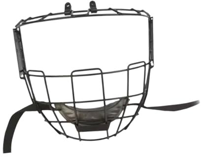 Oshhni Gesichtsschutz aus Metall für Baseball, leichte Gesichtsmaske zum Üben mit Eishockey, Gesichtsschutz für Senioren im Freien