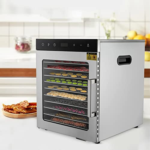 Déshydrateur Alimentaire Déshydrateur Alimentaire 10 Plateaux Avec Température Numérique Et Minuterie Température Réglable (30 A 90°C) Convient La Déshydratation Des Fruits Viandes Et Légumes