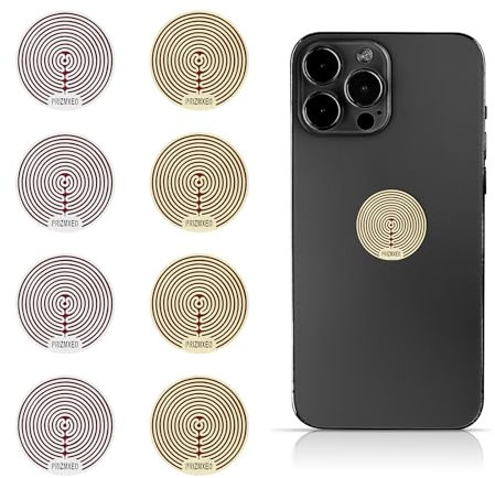 Prizmxed 8er Pack ultradünne Selbstklebende Handyaufkleber, 2g Ultraleicht, geeignet für Handys, Tablets, Notebooks und andere elektronische Geräte