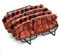 wenyouya Edelstahl-Grillrost mit Antihaftbeschichtung, Steakhalter, Bratrost für Ofen, Kochen, spülmaschinenfest, leicht zu reinigen, 26 x 31,5 x 7,3 cm (schwarz)