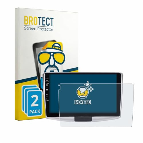 BROTECT Schutzfolie für Dynavin D9-B6S Premium Flex 10.1 | 2 Stück Entspiegelnder Displayschutz Made in Germany Matte Displayschutz-Folie Anti-Reflex Anti-Fingerprint Einfache Montage