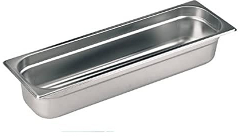 LACOR 67615 Gn-Behalter Gn 2/4 530 x 165 x 150 cm ohne Grif | Aus lebensmittelechtem Edelstahl gefertigt; hohe Korrosionsbeständigkeit und Haltbarkeit im täglichen Gebrauch