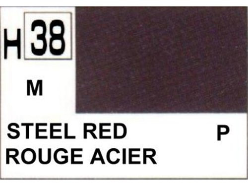 Gunze - Avion Miniature - Peinture maquette Gunze Rouge Acier - H038