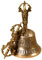 GeoFossils Fair Trade Buddhist Tibetan Bell DORJE Vajra Reiki Space CLEARING Meditation