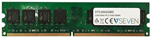 V7 V753002GBD V7 2GB DDR2 PC2-5300 667Mhz DIMM Desktop módulo de memoria - V753002GBD