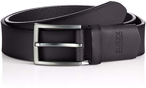 Eurex by Brax Herren EUREX Gürtel 50-0660 Gürtel, per pack Schwarz (black 02), Keine Angabe|#Keine Angabe|#682 (Herstellergröße: 130)