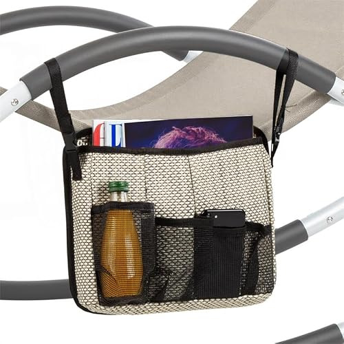 blumfeldt Brentwood Bag - Zubehör für den Brentwood Schaukelstuhl, Comfort Extra, Material: 70% PVC, 30% Polyester, 2 Klickverschlüsse