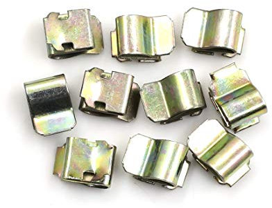 sourcing map 10 STK. Auto Armaturenbrett Halter Konsole Instrumententafel Metallclip 9x7mm