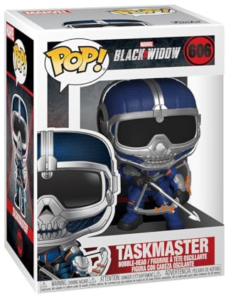 Funko POP! Marvel: Black Widow – Taskmaster With Bow - Collectable Vinyl Figure - Gift Idea - Official Merchandise - Toys for Kids & Adults - Movies Fans - Model Figure for Collectors and Display