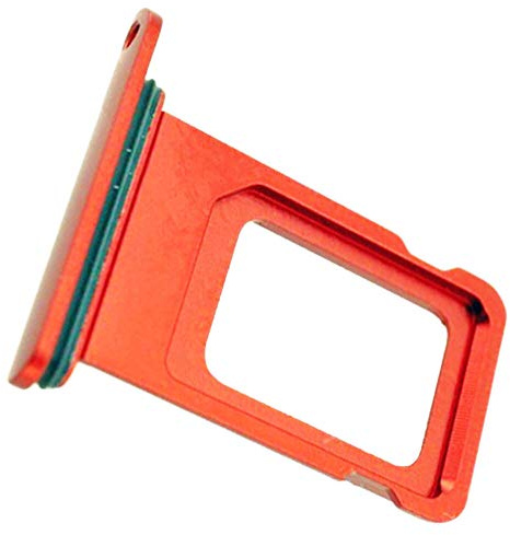 Mainhattan Mobile SIM-Kartenhalter für Apple iPhone XR (Single SIM Version), Rot, 833833