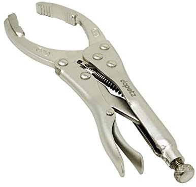 Dapetz ® Adjustable Oil Filter Locking Pliers Oil Filter Wrench Vice Locking Grip 53-118mm Alloy Steel Auto Car Oil Filter Wrench Vice Locking Grip