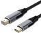 sicotool USB Type C (Source Port) to Mini DisplayPort Cable 4K@60Hz(Braided,6ft) Mini DisplayPort Cable Compatible for MacBook Pro2017/2016, Surface Book 2, Galaxy S8/S9 (Gray)