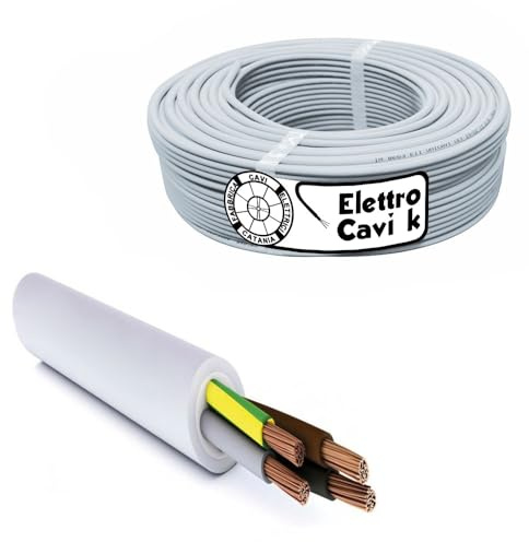ELETTROCAVI K - CAVO ELETTRICO FG16OR16 4G1,5 mm² IN DOPPIA GUAINA PER USO ESTERNO E INTERNO QUADRIPOLARE 4 POLI CPR 0,6/1 kV IEMMEQU PROFESSIONALE MADE IN ITALY 100 METRI