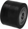 WIKO Roue Transpalette - Rouleau en Caoutchouc 70x70 mm - Transpalette Manuel Roue Chariot - Roulettes Pour Chariot de Transport - Charge 300 kg (20 mm Trou d’essieu)