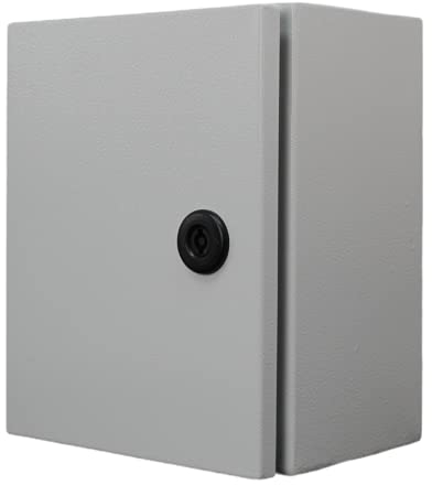 CP - Schaltschrank Metall IP54 inkl. verzinkte Montageplatte Wandmontage mit umlaufend eingeschäumte Spezial Dichtung (20x25x15cm)