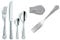 Amefa 621000WF19G24 Vintage Kings 24 Piece 6 Person Cutlery Set - Gift Boxed(Silver) & Olympia D68612X Kings Dessert Fork 184mm 18/0 Stainless Steel Cutlery Kitchen